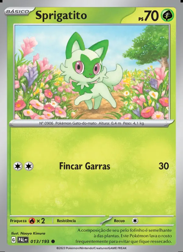 Image of the card Sprigatito