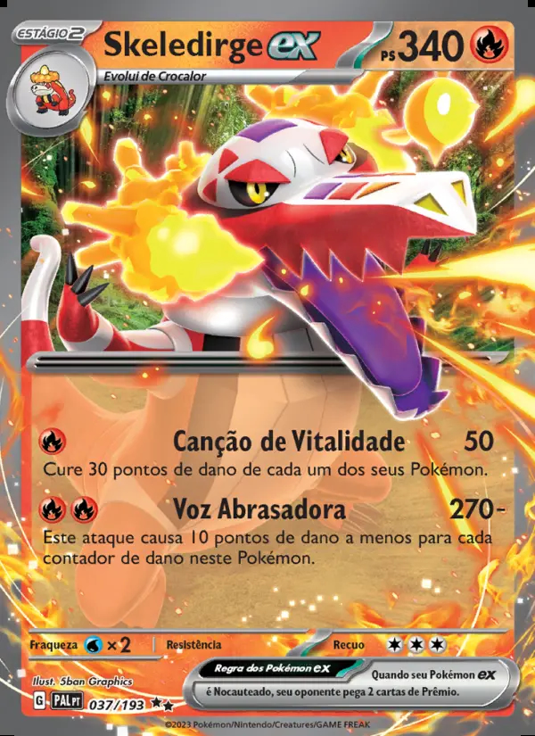 Image of the card Skeledirge ex