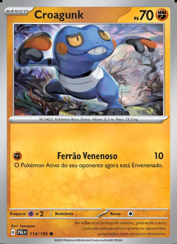 Image of the card Croagunk