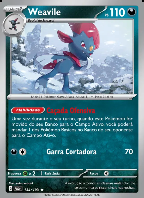 Image of the card Weavile