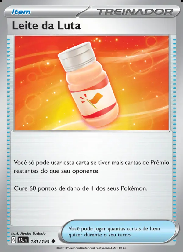 Image of the card Leite da Luta