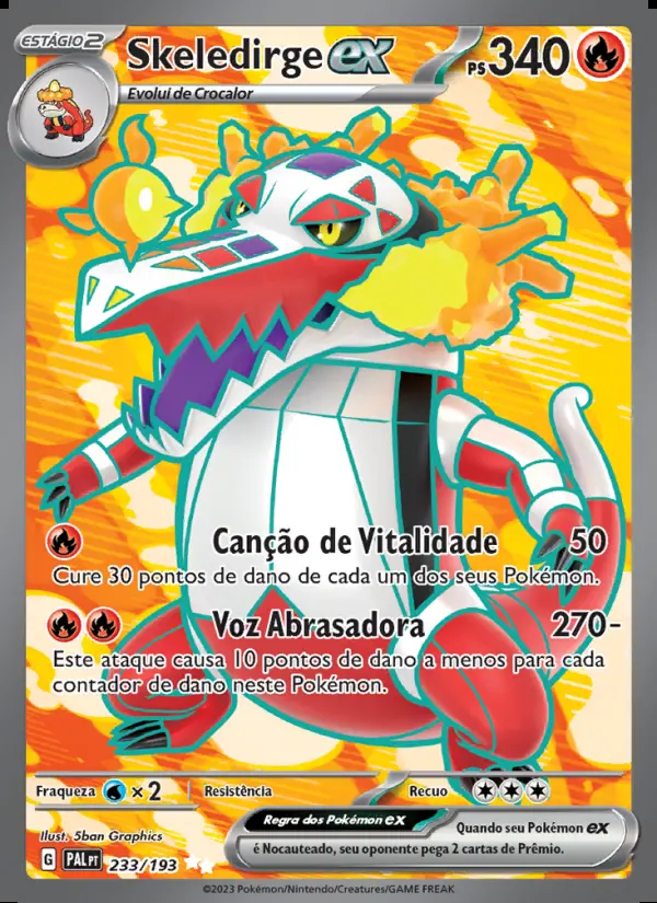 Image of the card Skeledirge ex