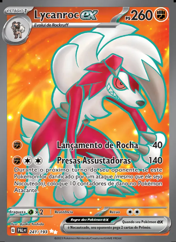 Image of the card Lycanroc ex