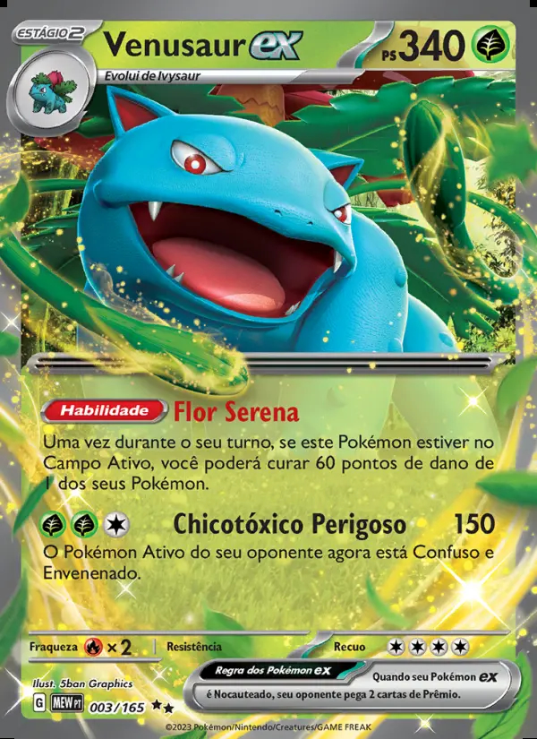 Image of the card Venusaur ex