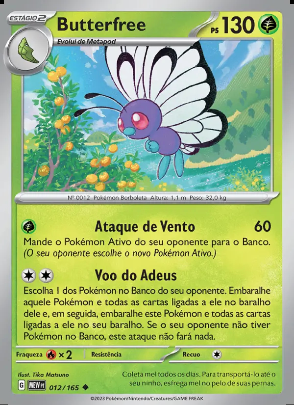 Image of the card Butterfree