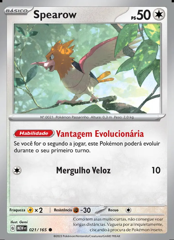 Image of the card Spearow