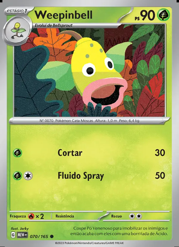 Image of the card Weepinbell