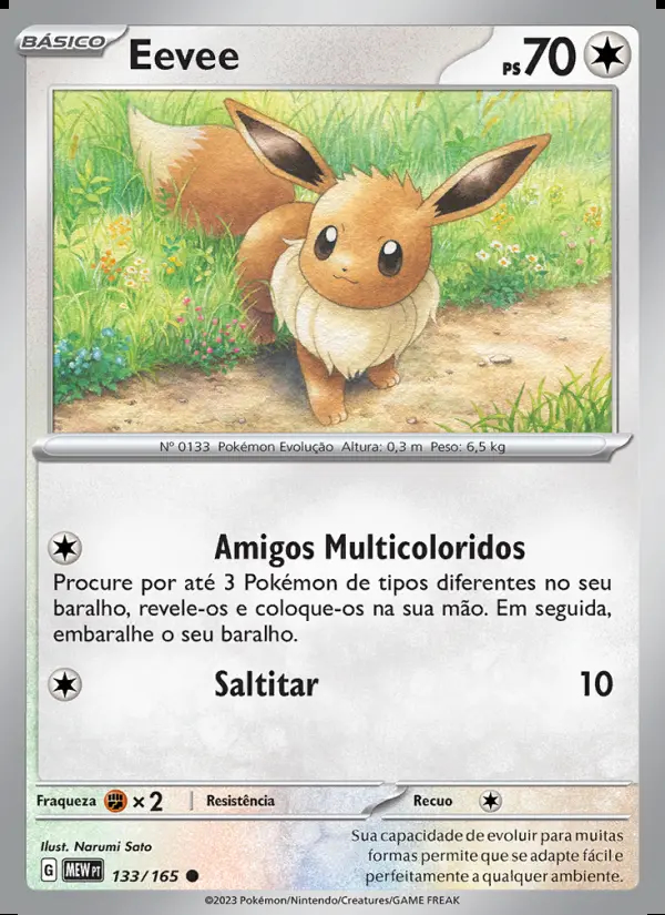 Image of the card Eevee