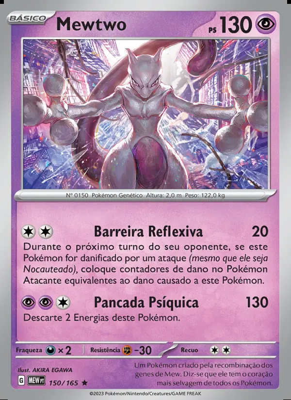 Image of the card Mewtwo