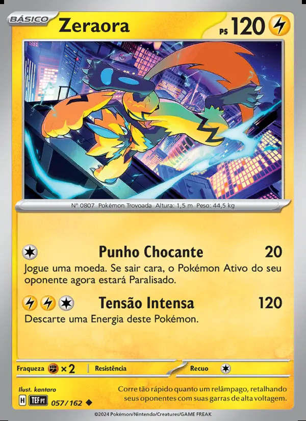 Image of the card Zeraora