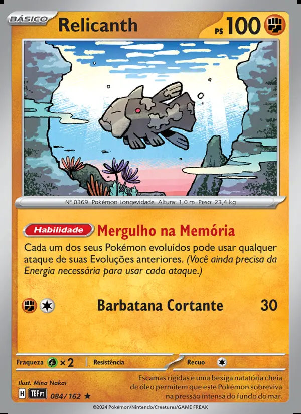 Image of the card Relicanth