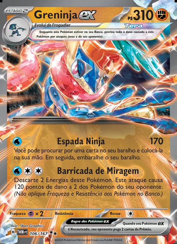 Image of the card Greninja ex