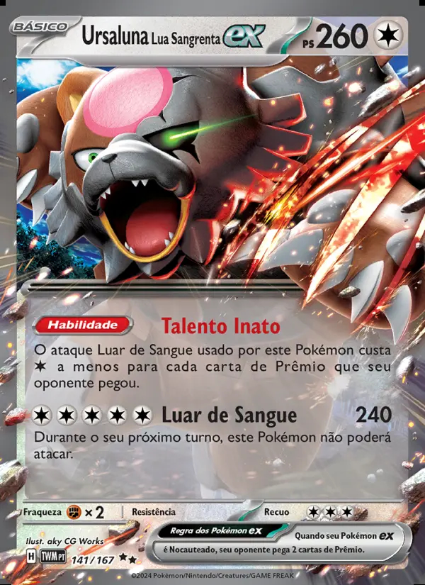 Image of the card Ursaluna Lua Sangrenta ex