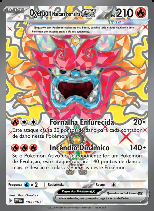 Image of the card Ogerpon Máscara Fornalha ex