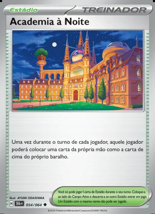 Image of the card Academia à Noite