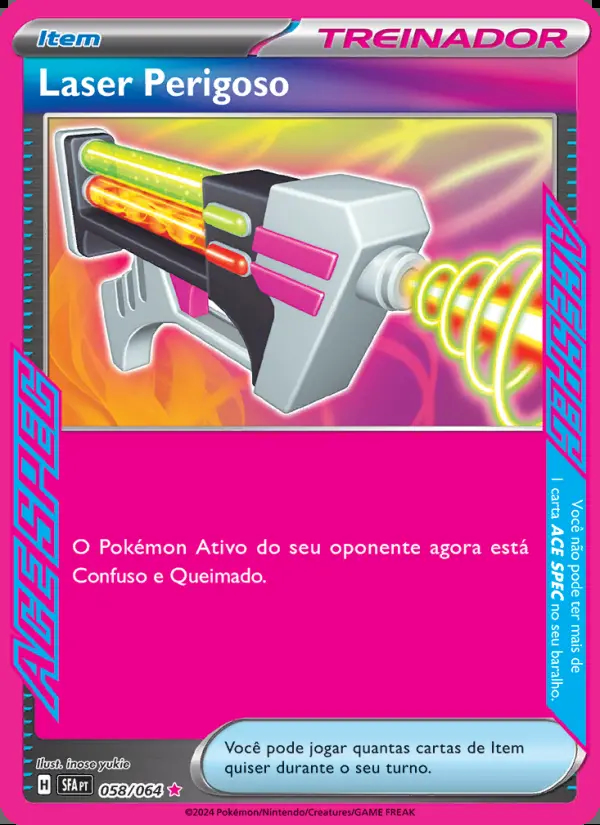 Image of the card Laser Perigoso