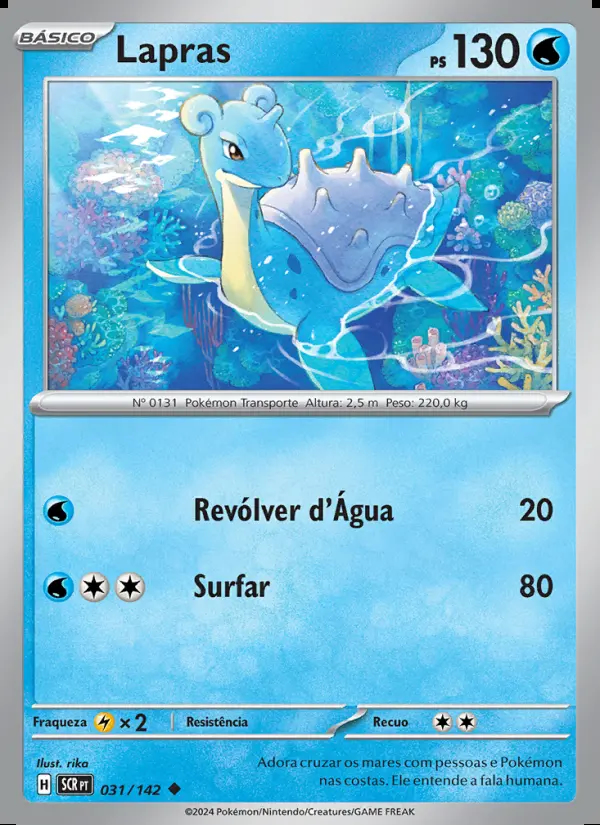 Image of the card Lapras