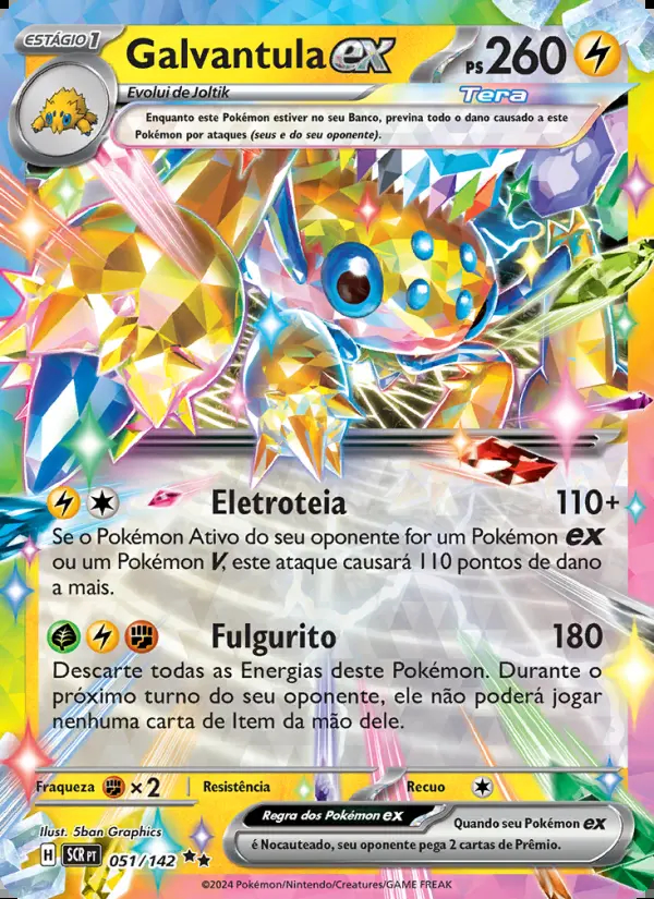 Image of the card Galvantula ex