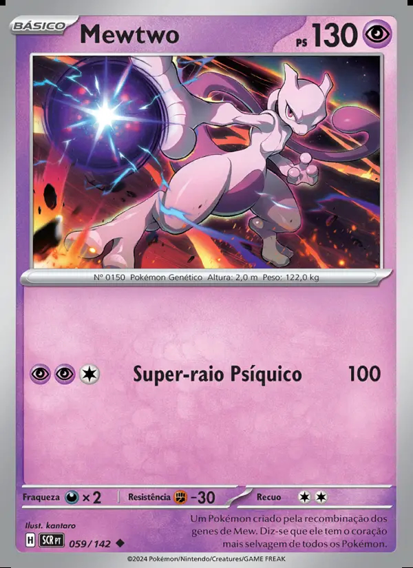 Image of the card Mewtwo