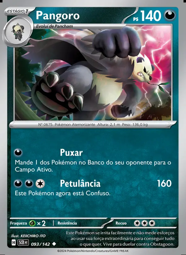 Image of the card Pangoro