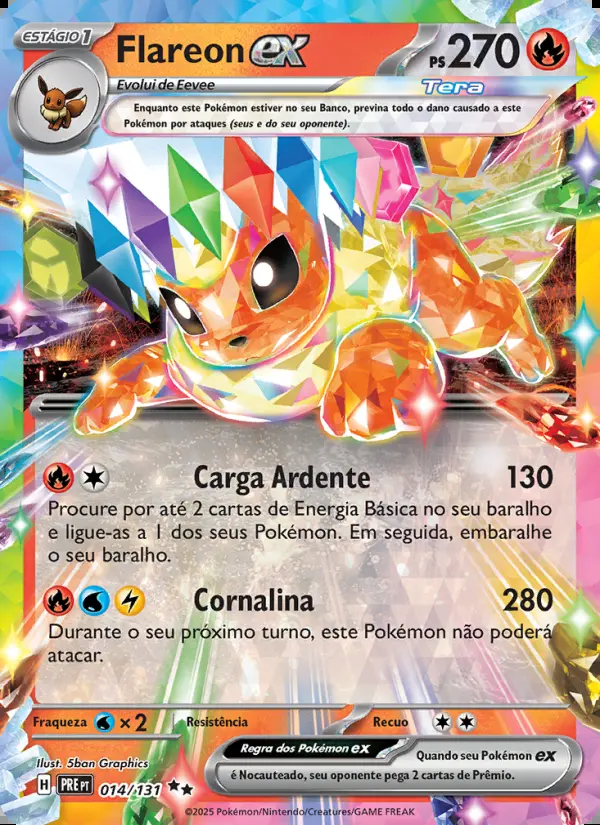 Image of the card Flareon ex