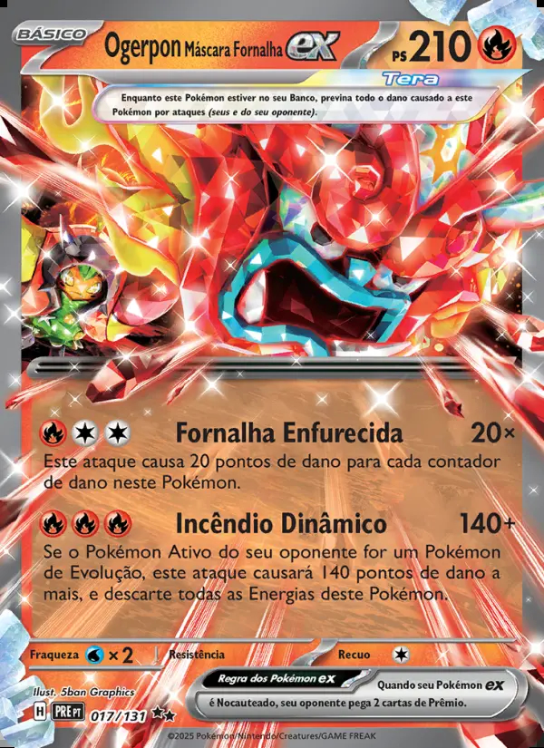 Image of the card Ogerpon Máscara Fornalha ex