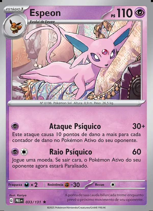 Image of the card Espeon