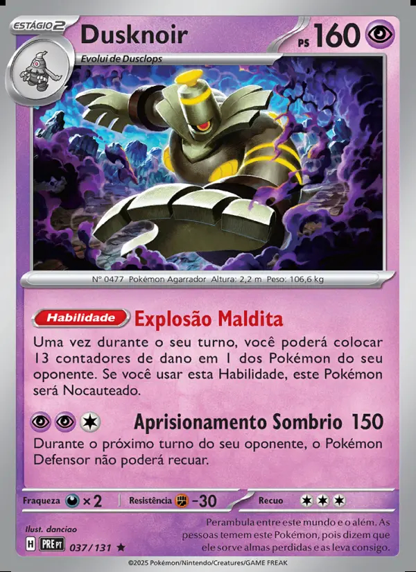 Image of the card Dusknoir