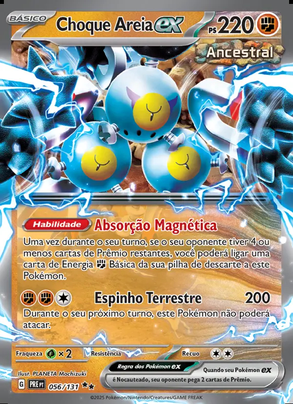 Image of the card Choque Areia ex