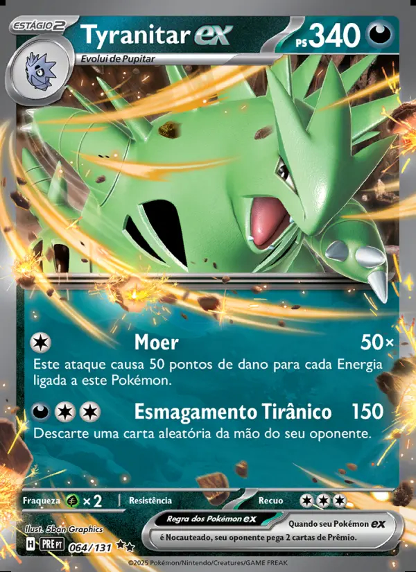 Image of the card Tyranitar ex