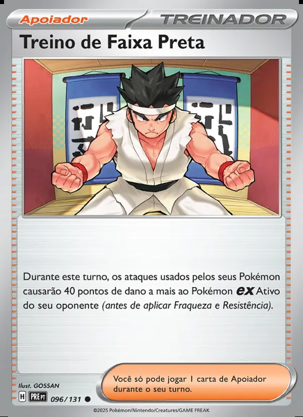 Image of the card Treino de Faixa Preta