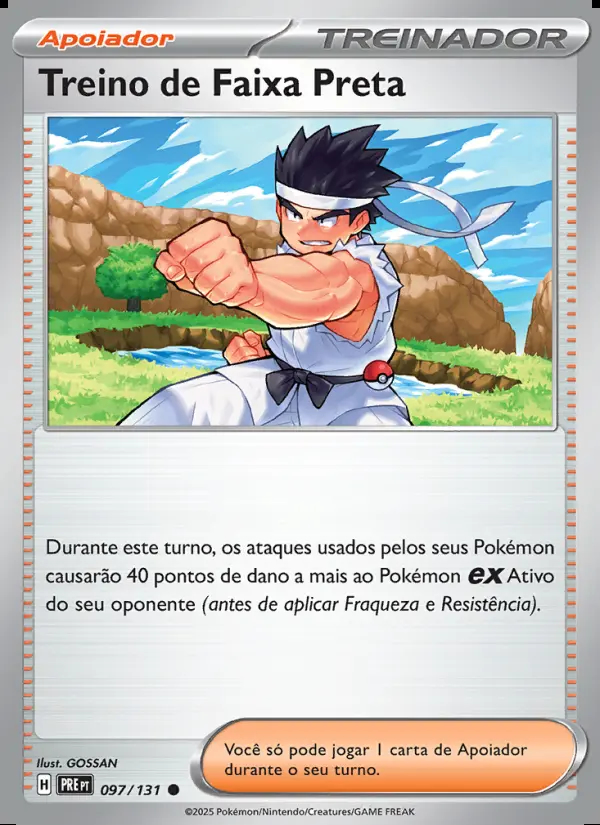 Image of the card Treino de Faixa Preta