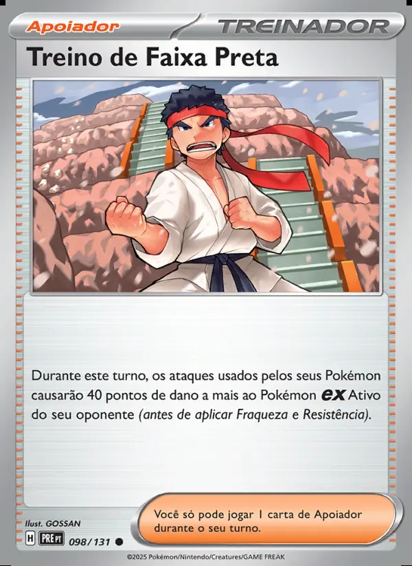 Image of the card Treino de Faixa Preta