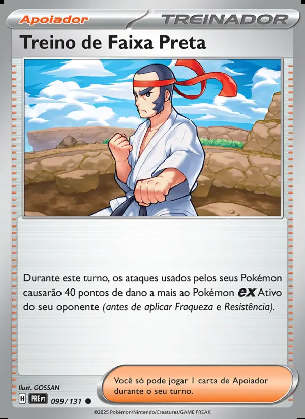 Image of the card Treino de Faixa Preta