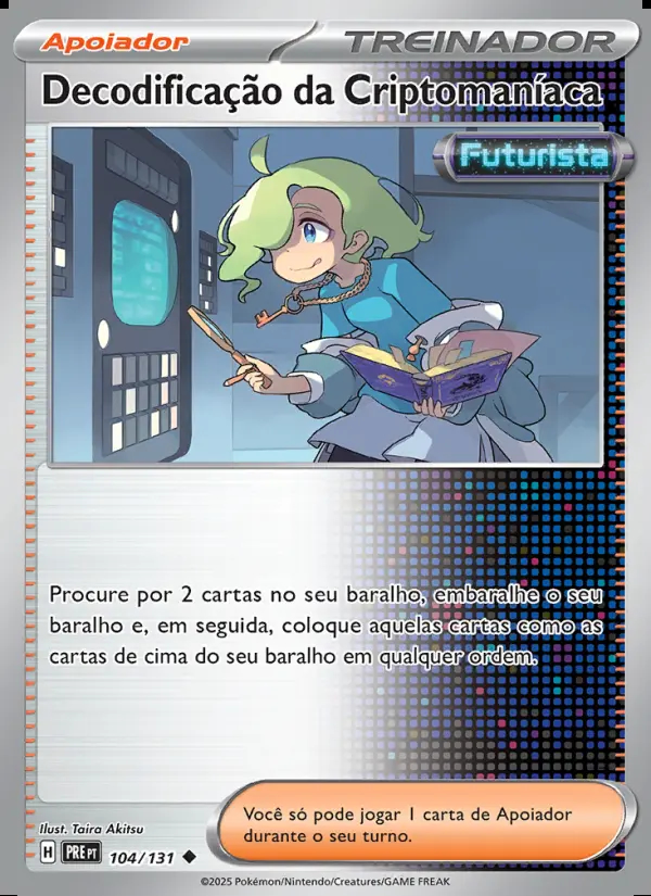 Image of the card Decodificação da Criptomaníaca