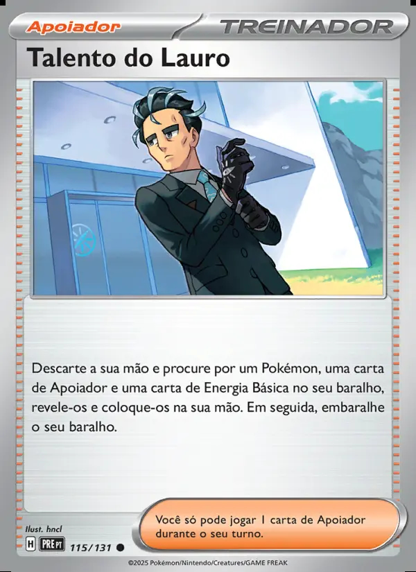 Image of the card Talento do Lauro