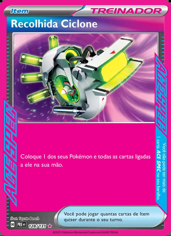 Image of the card Recolhida Ciclone