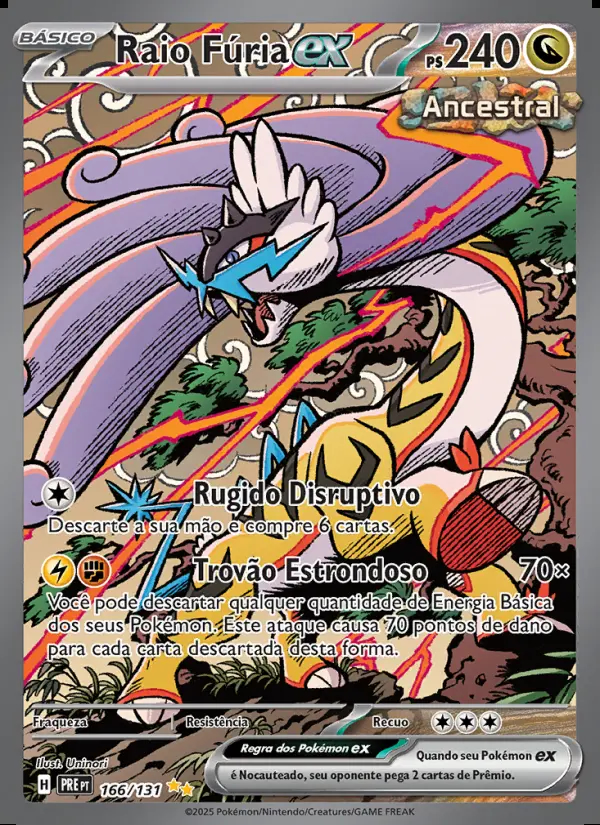 Image of the card Raio Fúria ex