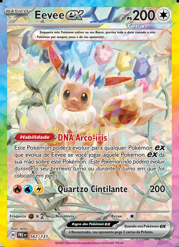 Image of the card Eevee ex