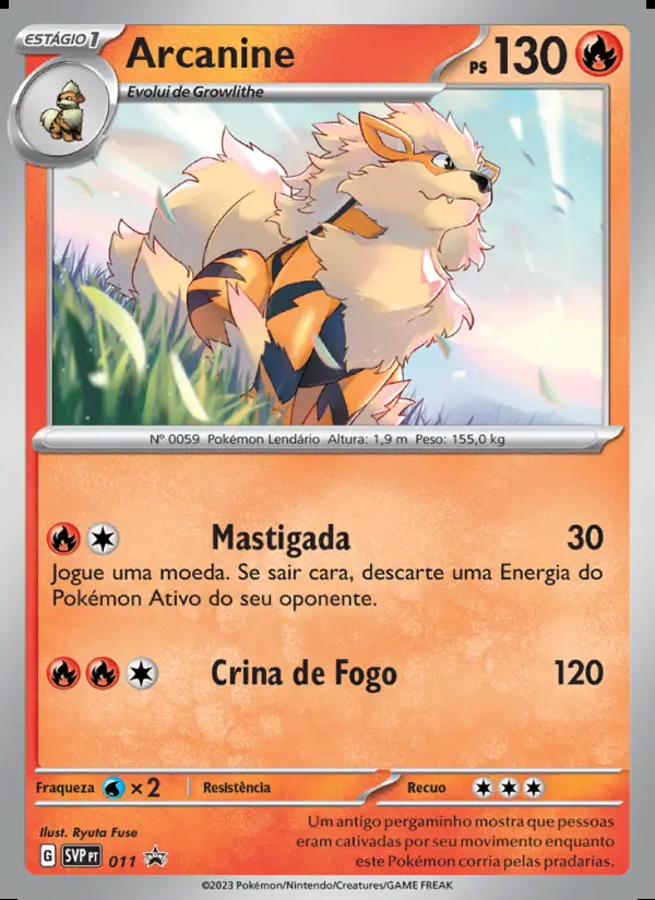 Image of the card Arcanine