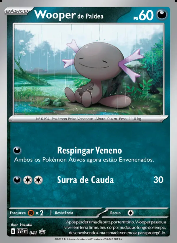 Image of the card Wooper de Paldea