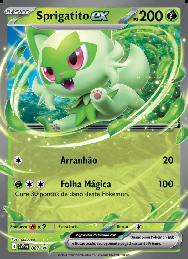 Image of the card Sprigatito ex