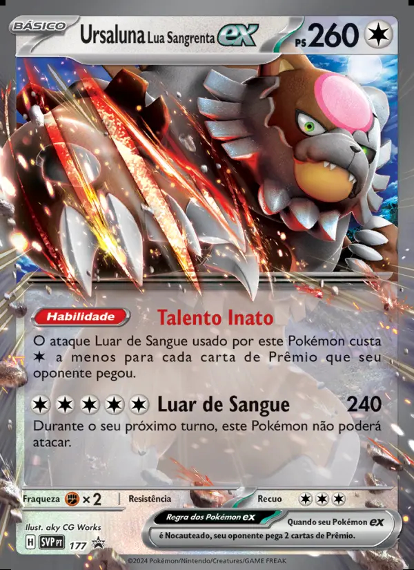 Image of the card Ursaluna Lua Sangrenta ex