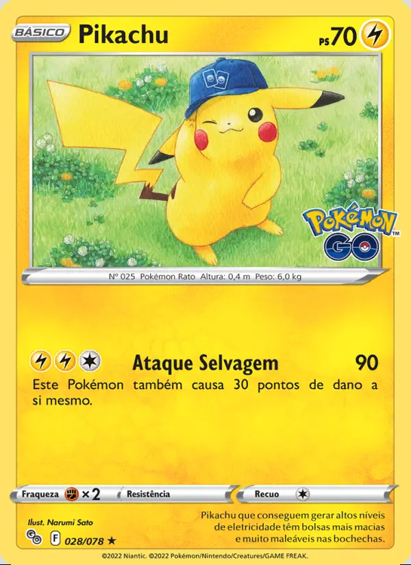 Image of the card Pikachu