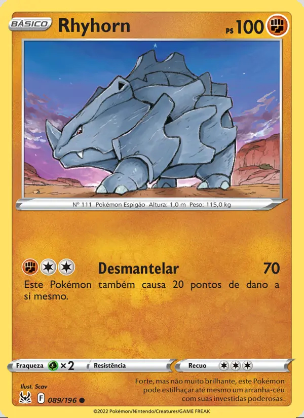 Image of the card Rhyhorn