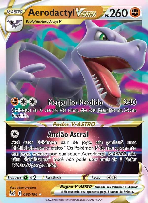 Image of the card Aerodactyl V-ASTRO