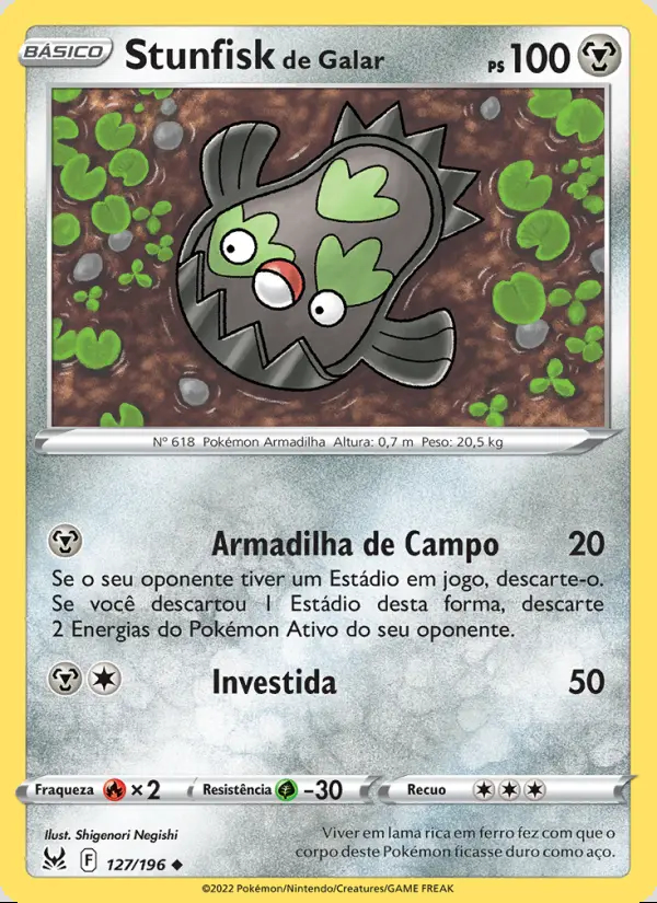 Image of the card Stunfisk de Galar