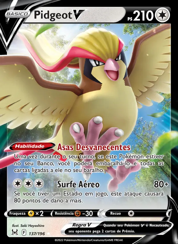 Image of the card Pidgeot V