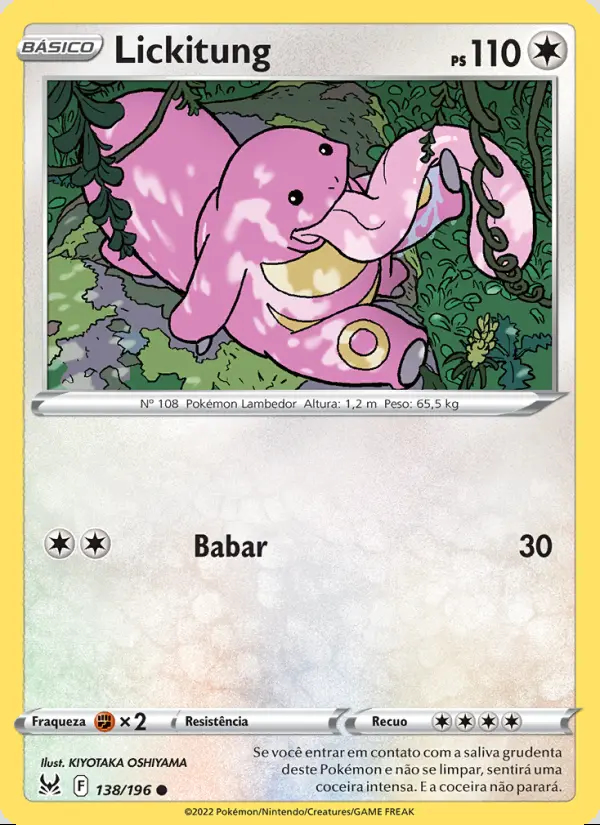 Image of the card Lickitung