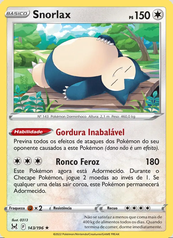 Image of the card Snorlax